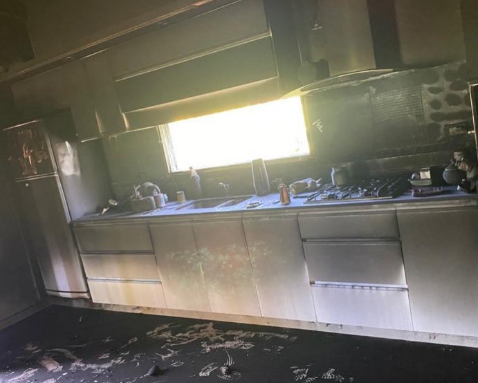 Balnearia: Dejó la cocina prendida y se incendió la vivienda