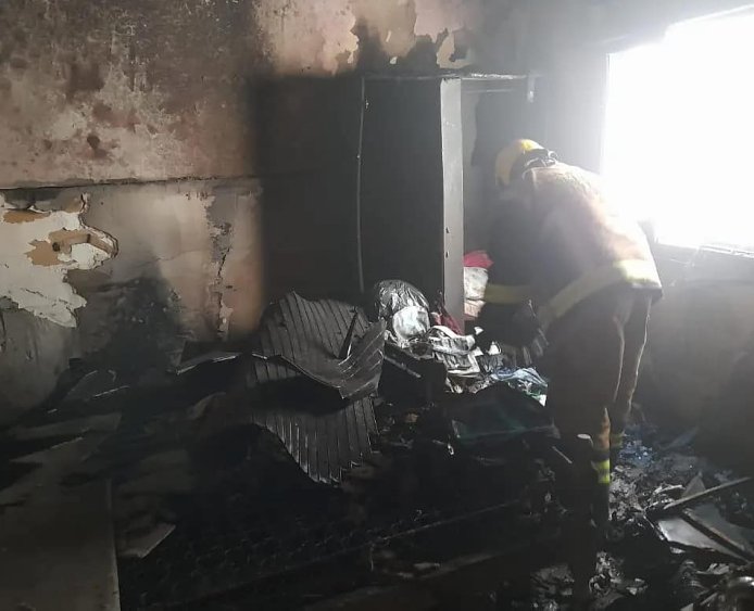 Importantes daños provocó un incendio en una vivienda de Morteros