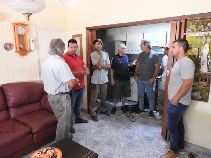 Freyre tiene su primer beneficiario de la obra de gas natural