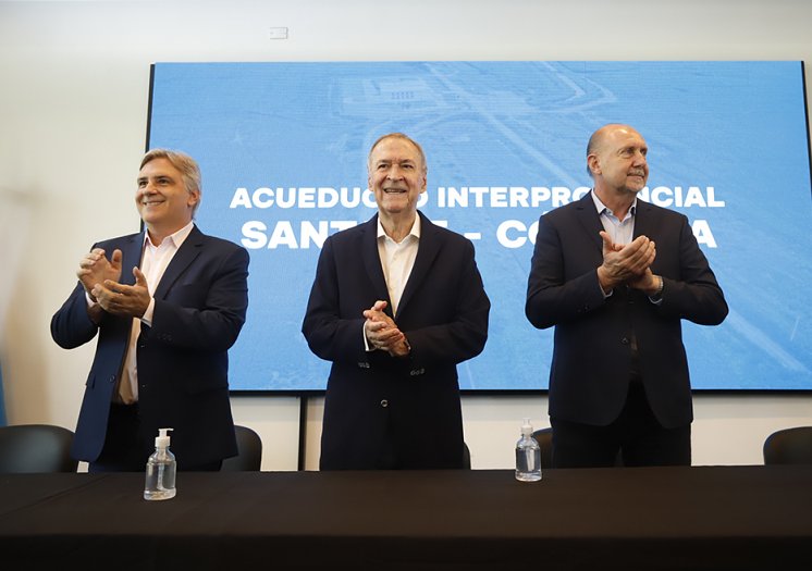 Se dió otro paso para comenzar con el acueducto Santa Fe-Córdoba