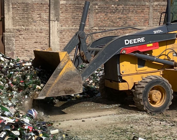 Morteros: Se recolectaron 500 cubiertas, vidrio, cartón y plásticos