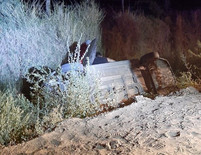 Accidente en zona rural de Suardi