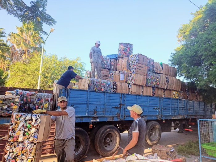 Morteros: El municipio recolectó 5.700 kilos de PET, papel, cartón y latas