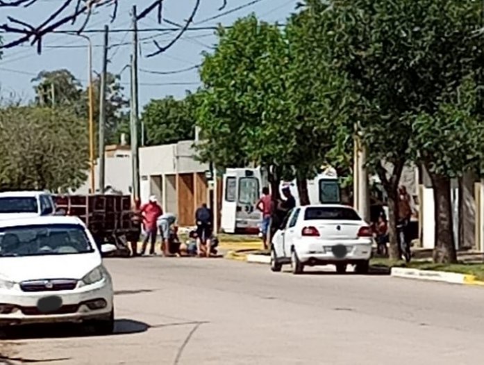 Motociclista sufrió lesiones graves al accidentarse en Balnearia