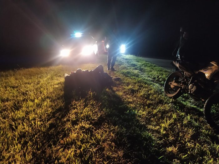 Motociclista grave al accidentarse en Balnearia