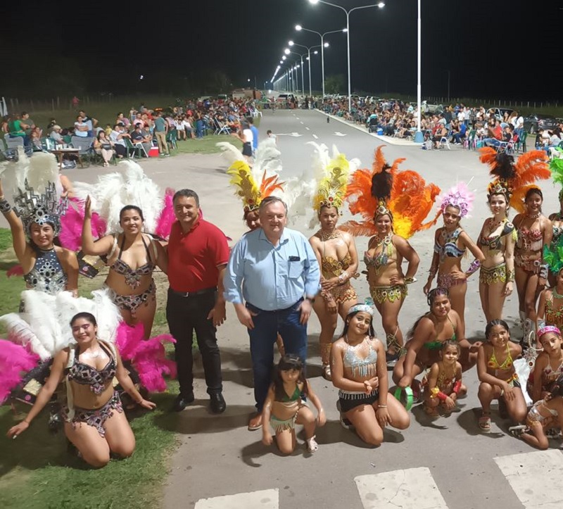 Michlig participó de los carnavales de Ambrosetti