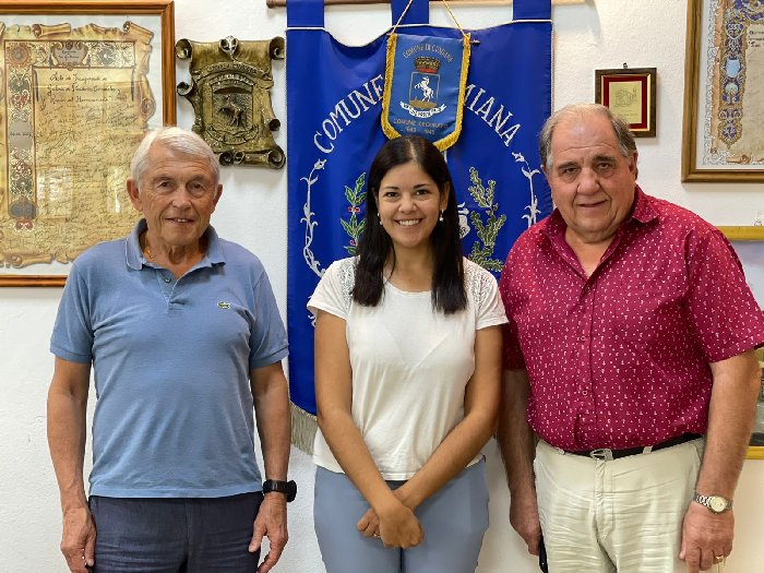 El ex síndaco de Cumiana visita San Guillermo