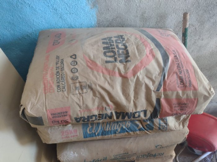 Recuperaron bolsas de cemento de la Municipalidad de Balnearia
