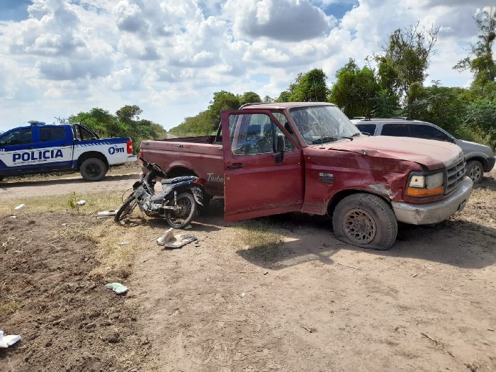 Motociclista grave al accidentarse en zona rural de La Paquita