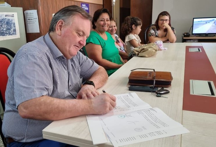 Amplia recorrida del Senador Michlig y el Diputado González