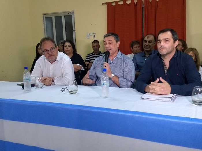 Mauricio Actis fue presentado como el candidato del PJ Brinkmann