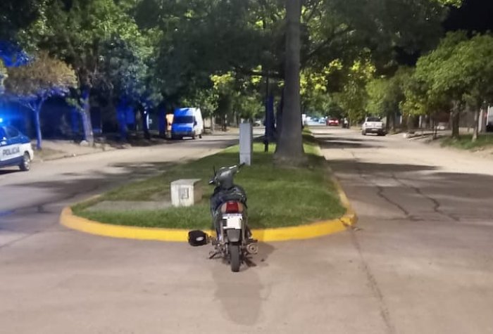 Choque de motos en Morteros