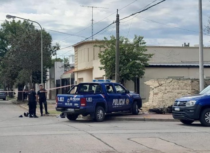 Rafaela: Un móvil policial en contramano chocó y mató a un motociclista