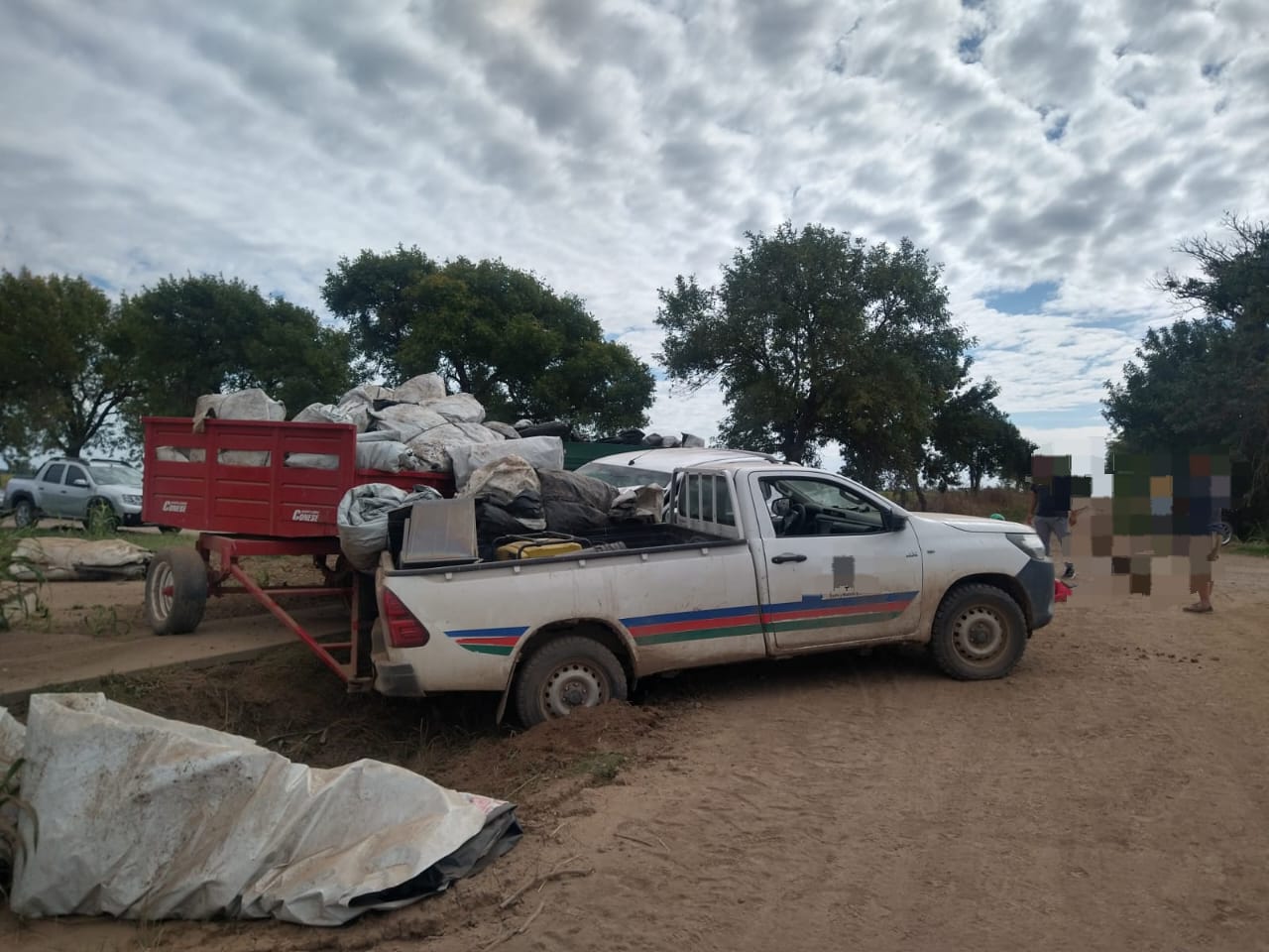 Mujer lesionada en un accidente en Freyre