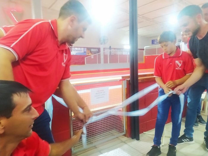 Suardi: Juniors inauguró sus canchas de bochas sintéticas