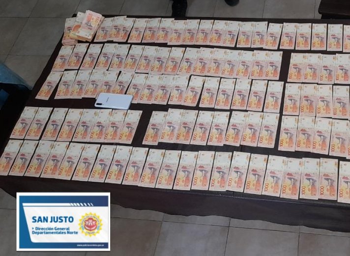 Recuperaron dinero que habían hurtado en una vivienda de Porteña