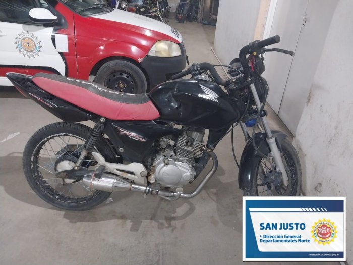 Morteros: Compró una moto y tenía pedido de secuestro