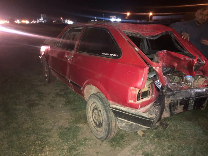 Morteros: Motociclistas lesionados en un accidente en ruta 1