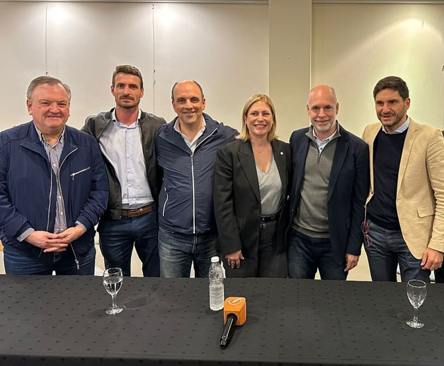 Michlig y Pullaro se reunieron con Rodríguez Larreta en Rafaela