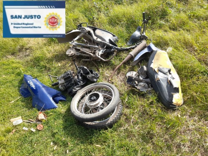 Recuperaron moto robada en Brinkmann