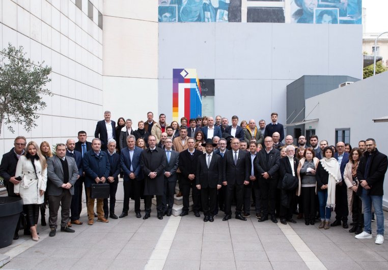 Moisés Ville participó de un encuentro nacional para reclamar justicia por el ataque a la AMIA