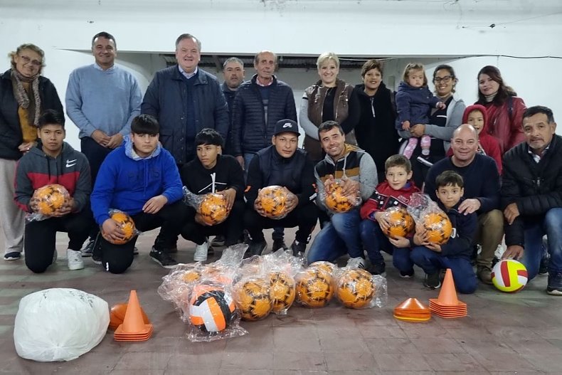 Michlig visitó las localidades de Hersilia, Ñanducita, Soledad, San Cristóbal y Arrufó