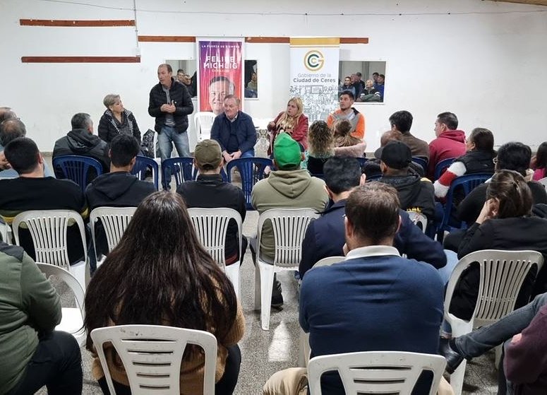 Amplia visita de Michlig a instituciones de la ciudad de Ceres