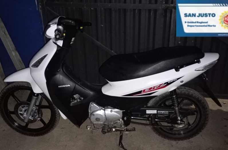 Intervenciones policiales por ilícitos con motos en Brinkmann
