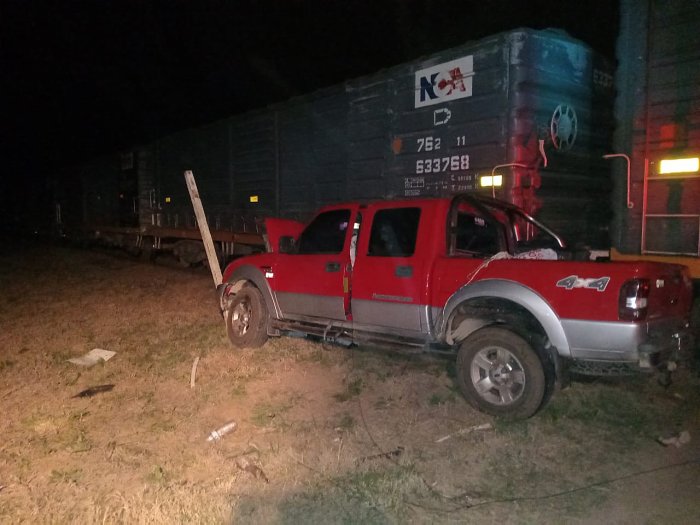 Mujer lesionada en un accidente con un tren en Arrufó