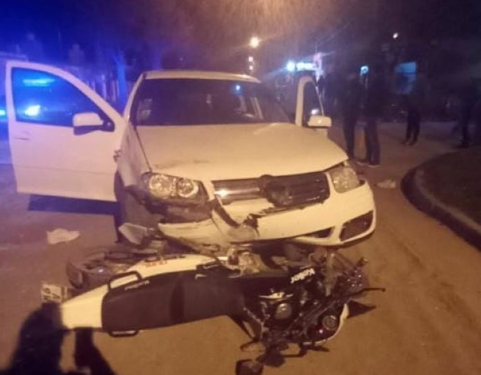 Dos menores lesionados al accidentarse en Villa Trinidad