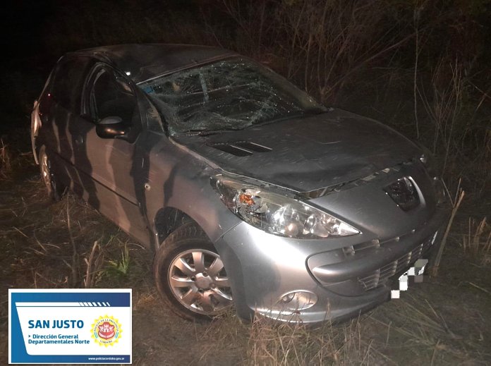Accidente dejó daños materiales en cercanías de La Paquita