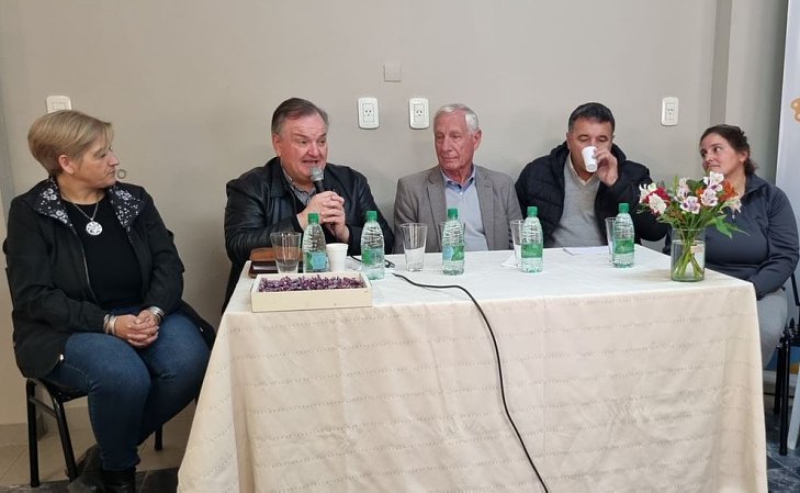 Michlig y González tuvieron una amplia agenda de actividades en Suardi y San Guillermo