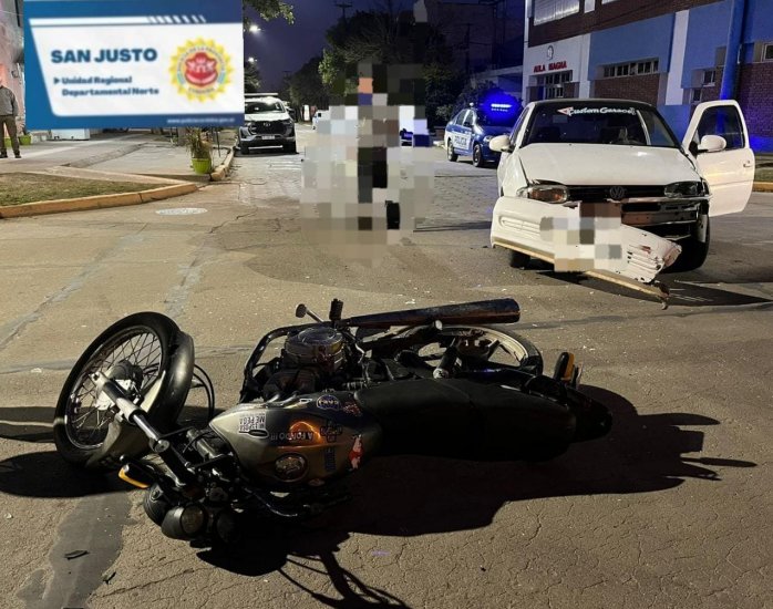 Motociclista lesionado de gravedad en un accidente en Brinkmann