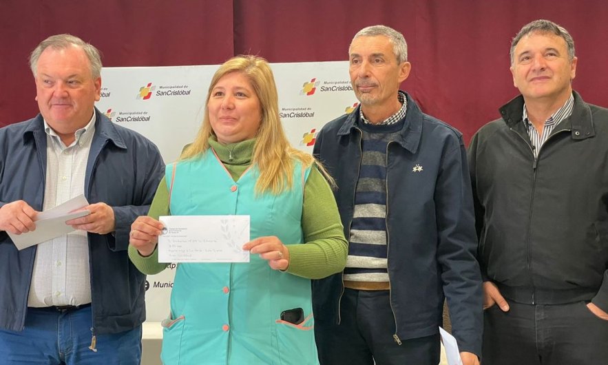 Michlig y González entregaron aportes en San Cristóbal y Soledad