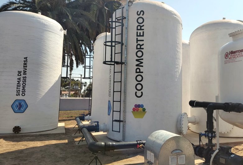CoopMorteros inauguró la planta de ósmosis inversa