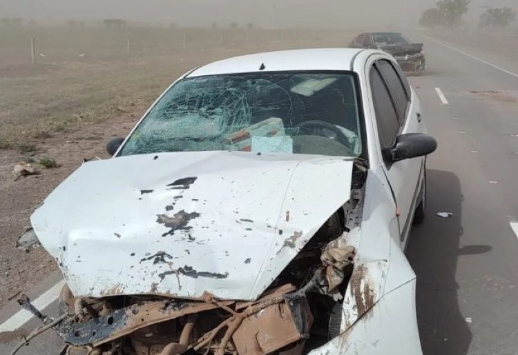 Triple choque en el acceso a Col. Vignaud