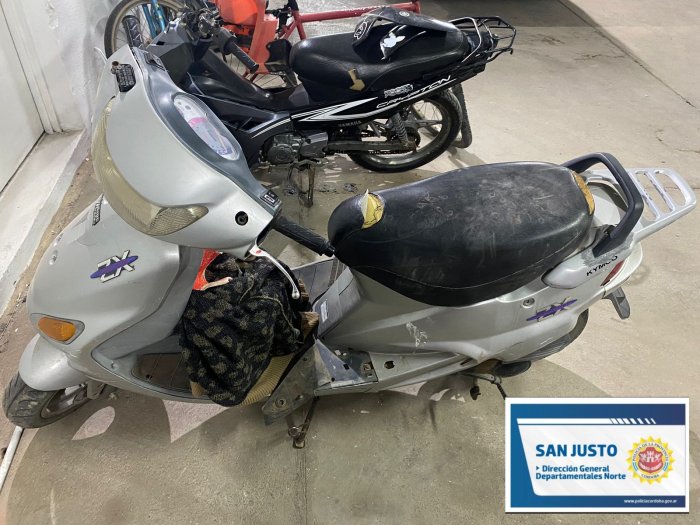 Recuperaron moto robada en Morteros