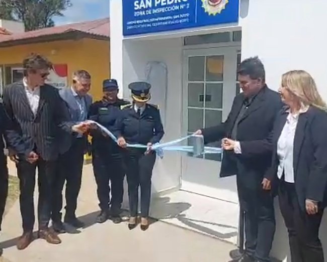 Inauguraron el Destacamento Policial de Col. San Pedro