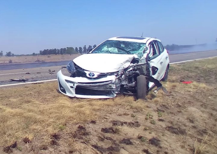 El humo de un incendio provocó dos accidentes en ruta 39