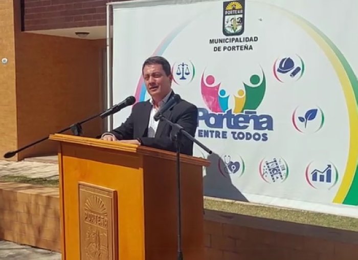 Porteña inauguró la obra domiciliaria de gas natural