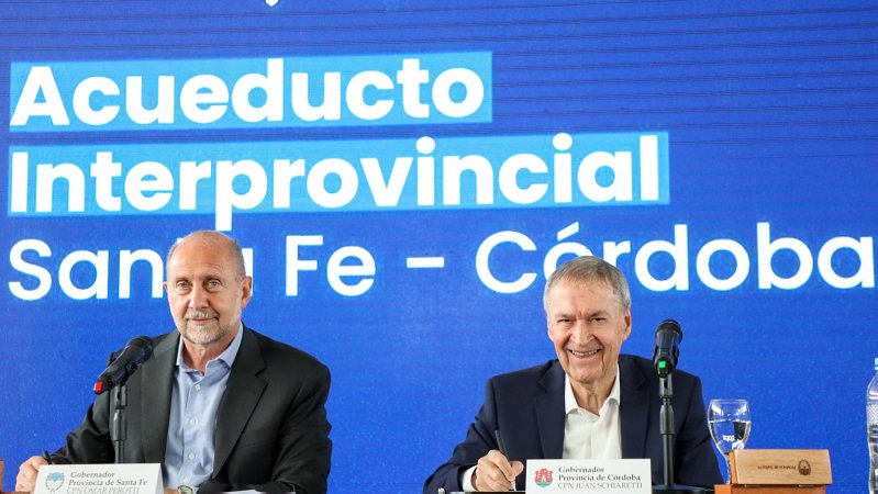 Santa Fe y Córdoba firmarán el contrato para iniciar el Acueducto Interprovincial