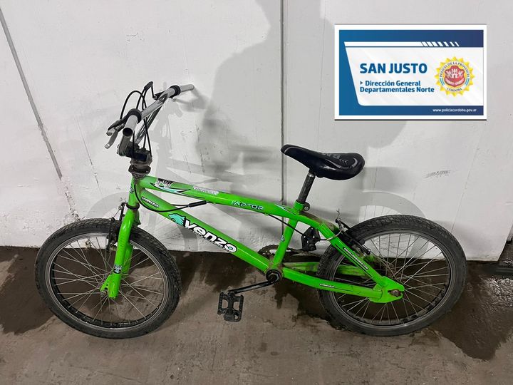 Morteros: Recuperaron bicicleta y un hombre quedó detenido