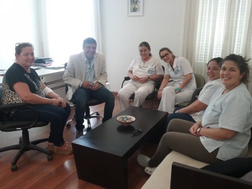 Morteros: Bría se reunió con enfermeras y con el grupo 