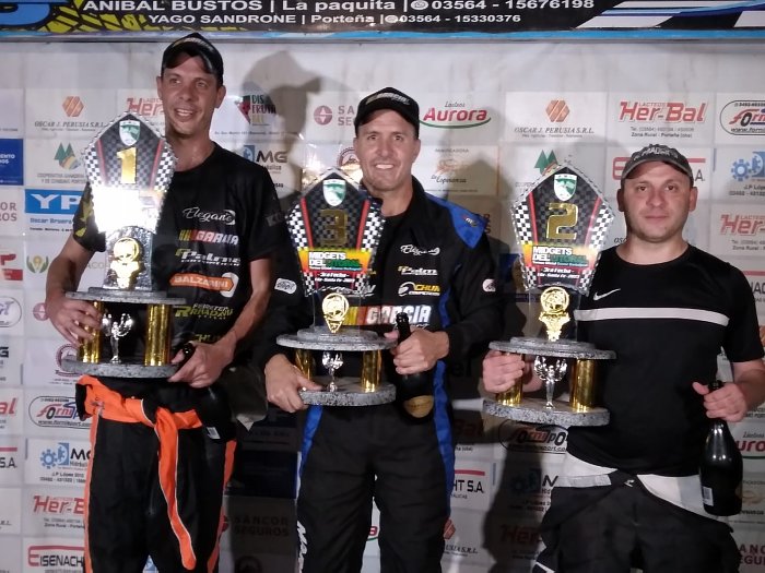 Ezequiel García se impuso en la 3ª del Midgets del Litoral