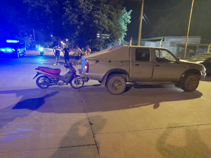 Motociclistas lesionadas en un accidente en Suardi