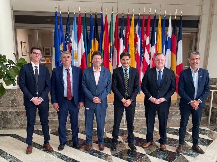 Pullaro y Michlig buscan financiamiento para infraestructura en EE.UU