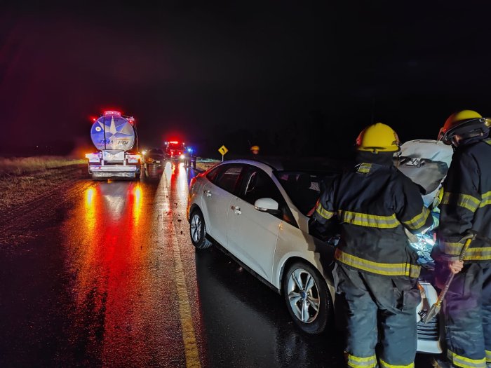 Chocaron dos autos en jurisdicción de Luxardo