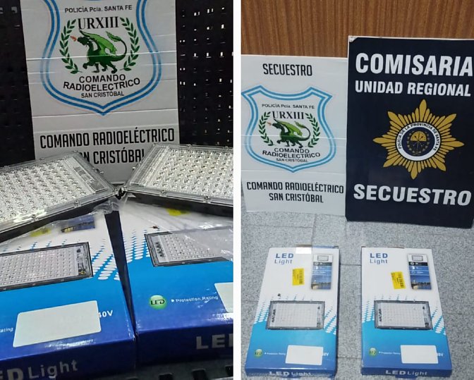 Denunciaron robos en Ceres y San Cristóbal