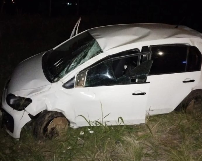 Sanguillermino se descompensó y se accidentó en ruta 23