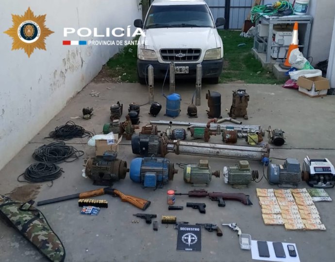 Un detenido en San Guillermo por robo en zona rural de Suardi